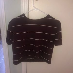 Stripped Crop Top